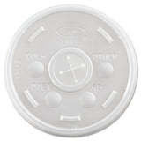 Plastic Cold Cup Lids, Fits 10oz Cups, Translucent, 1000-carton