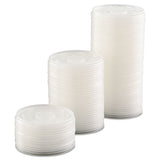 Plastic Cold Cup Lids, Fits 10oz Cups, Translucent, 1000-carton