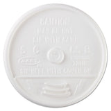 Sip-through Lids For 10, 12, 14 Oz Foam Cups, Plastic, White, 1000-carton
