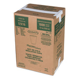 Café G Foam Hot-cold Cups, 12 Oz, White With Brown And Red, 1000-carton