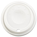 Cappuccino Dome Sipper Lids, Fits 12-24oz Cups, White, 1000-carton