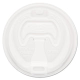 Optima Reclosable Lid, 12-24oz Foam Cups, White, 100-bag