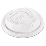 Optima Reclosable Lid, Fits 12-24 Oz Foam Cups, White, 1000-carton