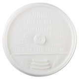 Plastic Lids, For 16oz Hot-cold Foam Cups, Sip-thru Lid, White, 1000-carton