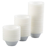 Non-laminated Foam Dinnerware, Bowl, 6oz, White, 125-pack, 8 Packs-carton