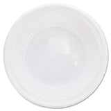 Plastic Bowls, 5-6 Ounces, White, Round, 125-pack