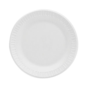 Concorde Non-laminated Foam Plate, 6" Dia, White,125-pack, 8 Packs-carton