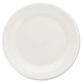 Quiet Classic Laminated Foam Dinnerware Plates, 6 Inches, White, Round, 125-pack
