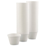 Foam Containers, 6oz, White, 50-bag, 20 Bags-carton