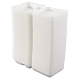 Carryout Food Container, Foam, 3-comp, White, 8 X 7 1-2 X 2 3-10, 200-carton