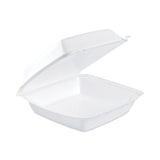 Insulated Foam Hinged Lid Containers, 1-compartment, 7.9 X 8.4 X 3.3, White, 200-pack, 2 Packs-carton