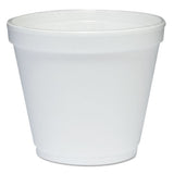 Food Containers, Foam, 8oz, White, 1000-carton