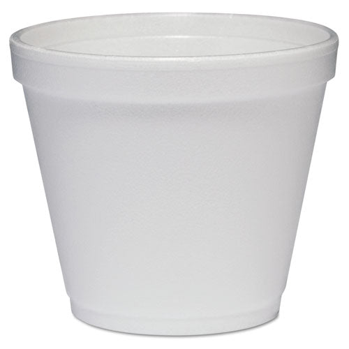 Food Containers, Foam, 8oz, White, 1000-carton