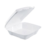 Insulated Foam Hinged Lid Containers, 1-compartment, 9 X 9.4 X 3, White, 200-pack, 2 Packs-carton