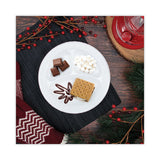 Concorde Non-laminated Foam Plate, 3-compartment, 9" Dia, 125-pack, 4 Packs-carton