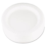 Quiet Classic Laminated Foam Dinnerware, Plate, 9" Dia, Wh, 125-pk, 4 Packs-ct