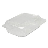 Staylock Clear Hinged Lid Containers, Plastic, 6" X 2 1-10" X 7", 125-pk, 2-ct