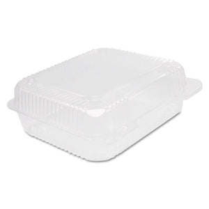 Staylock Clear Hinged Container, Plastic, 8 3-10 X 7 4-5 X 3, 125-bag, 2bg-ct