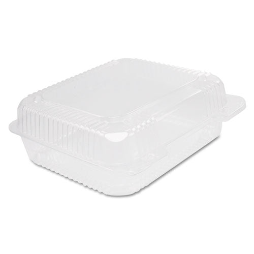Staylock Clear Hinged Container, Plastic, 8 3-10 X 7 4-5 X 3, 125-bag, 2bg-ct