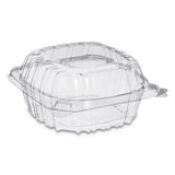 Clearseal Hinged Clear Containers, 13 4-5 Oz, Clear, Plastic, 5.4 X 5.3 X 2.6