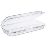 Staylock Clear Hinged Lid Containers, 50.2 Oz, 6.8w X 13.4l X 2.6h, 200-carton
