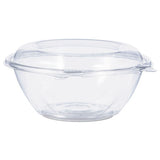 Tamper-resistant, Tamper-evident Bowls With Dome Lid, 24 Oz, 7" Diameter X 3.1"h, Clear, 150-carton