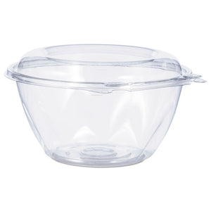 Tamper-resistant, Tamper-evident Bowls With Dome Lid, 32 Oz, 7" Diameter X 3.4"h, Clear, 150-carton