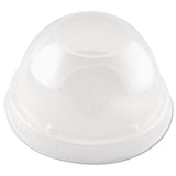 Cappuccino Dome Sipper Lids, 16 Oz, Clear