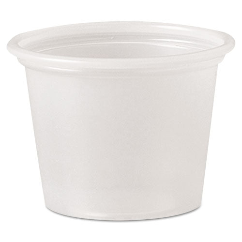 Polystyrene Portion Cups, 1 Oz, Translucent, 2,500-carton