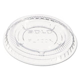 Portion-soufflé Cup Lids, Fits 0.5-1 Oz Cups, Pet, Clear, 2,500-carton