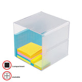 Stackable Cube Organizer, 6 X 6 X 6, Clear