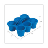 Little Artist Antimicrobial Six-cup Caddy, Blue