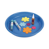 Little Artist's Antimicrobial Craft Tray, 13" Dia., Blue