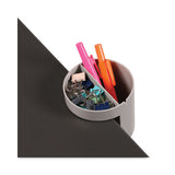 Standing Desk Small Desk Organizer, Two Sections, 3.85 X 3.85 X 3.54, Gray