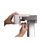 Standing Desk Large Desk Organizer, Two Sections, 9 X 6.17 X 3.5, Gray