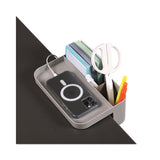 Standing Desk Large Desk Organizer, Two Sections, 9 X 6.17 X 3.5, Gray