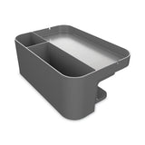 Standing Desk Large Desk Organizer, Two Sections, 9 X 6.17 X 3.5, Gray