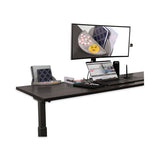 Standing Desk File Organizer, 2 Sections, Letter Size, 12 X 9.69 X 7.11, Gray