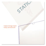 Superior Image Cubicle Sign Holder, 8 1-2 X 11 Insert, Clear