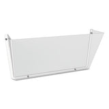 Unbreakable Docupocket Wall File, Letter, 14 1-2 X 3 X 6 1-2, Clear