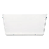 Unbreakable Docupocket Wall File, Letter, 14 1-2 X 3 X 6 1-2, Clear