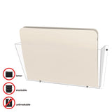 Unbreakable Docupocket Wall File, Letter, 14 1-2 X 3 X 6 1-2, Clear