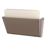 Unbreakable Docupocket Wall File, Letter, 14 1-2 X 3 X 6 1-2, Smoke