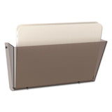 Unbreakable Docupocket Wall File, Letter, 14 1-2 X 3 X 6 1-2, Smoke