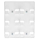 6-pocket Business Card Holder, 480 Card Cap, 8 1-2 X 9 3-4 X 1 5-8, Clear