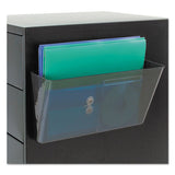 Magnetic Docupocket Wall File, Letter, 13 X 7 X 4, Smoke