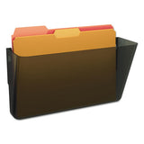 Docupocket Stackable Wall Pocket, Letter, 13 X 7 X 4, Smoke
