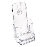 Docuholder For Countertop-wall-mount W-card Holder, 4.38w X 4.25d X 7.75h, Clear