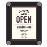 Superior Image Window Display, 8 1-2 X 11 Insert, Clear-black