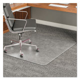 Execumat All Day Use Chair Mat For High Pile Carpet, 46 X 60, Rectangular, Clear
